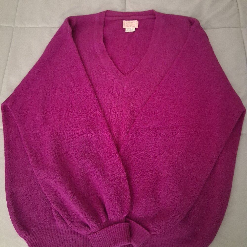 Men's 100% Peruvian Alpaca V-Neck Sweater